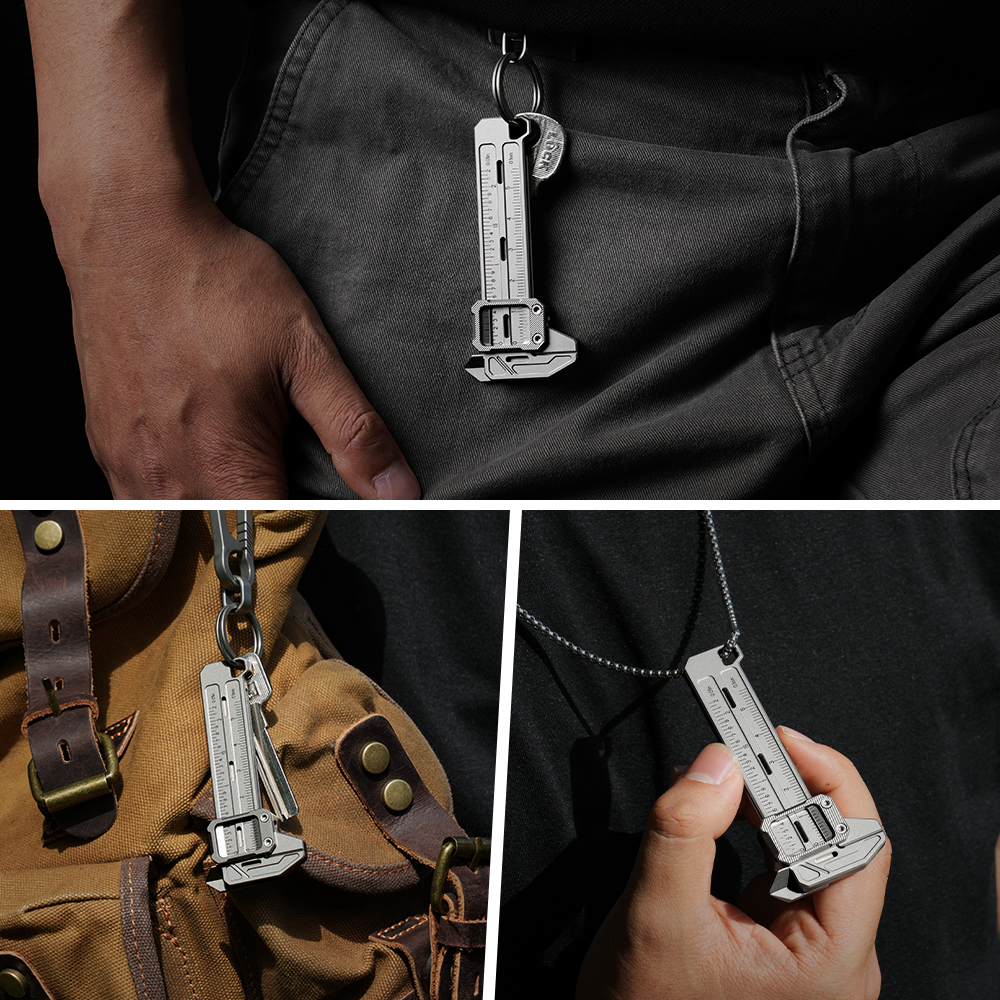 TiCal Pro 2.0: A Titanium Dual-Scale Vernier Caliper for EDC