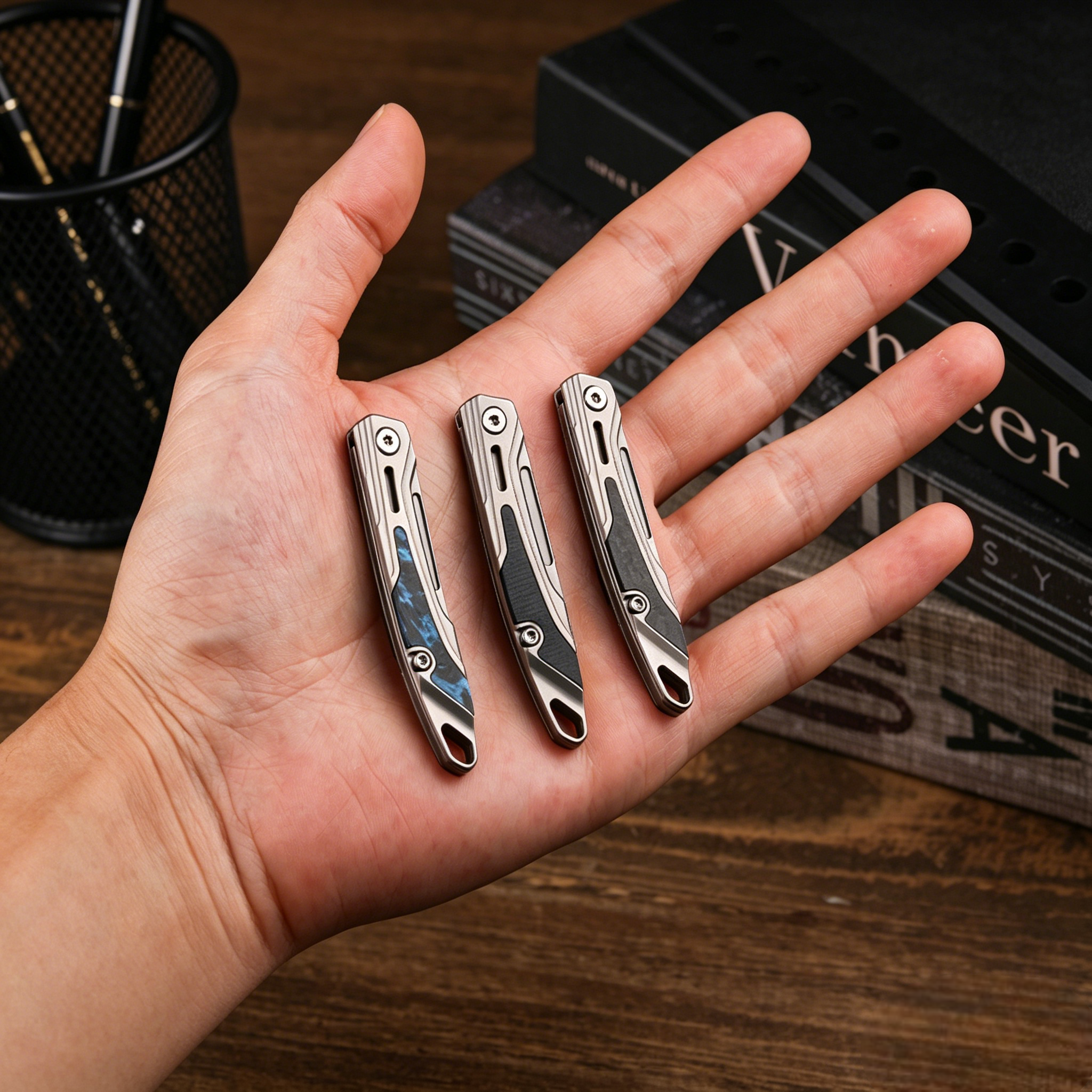 NickBlade: Titanium Micro Folding Knife for EDC Tasks