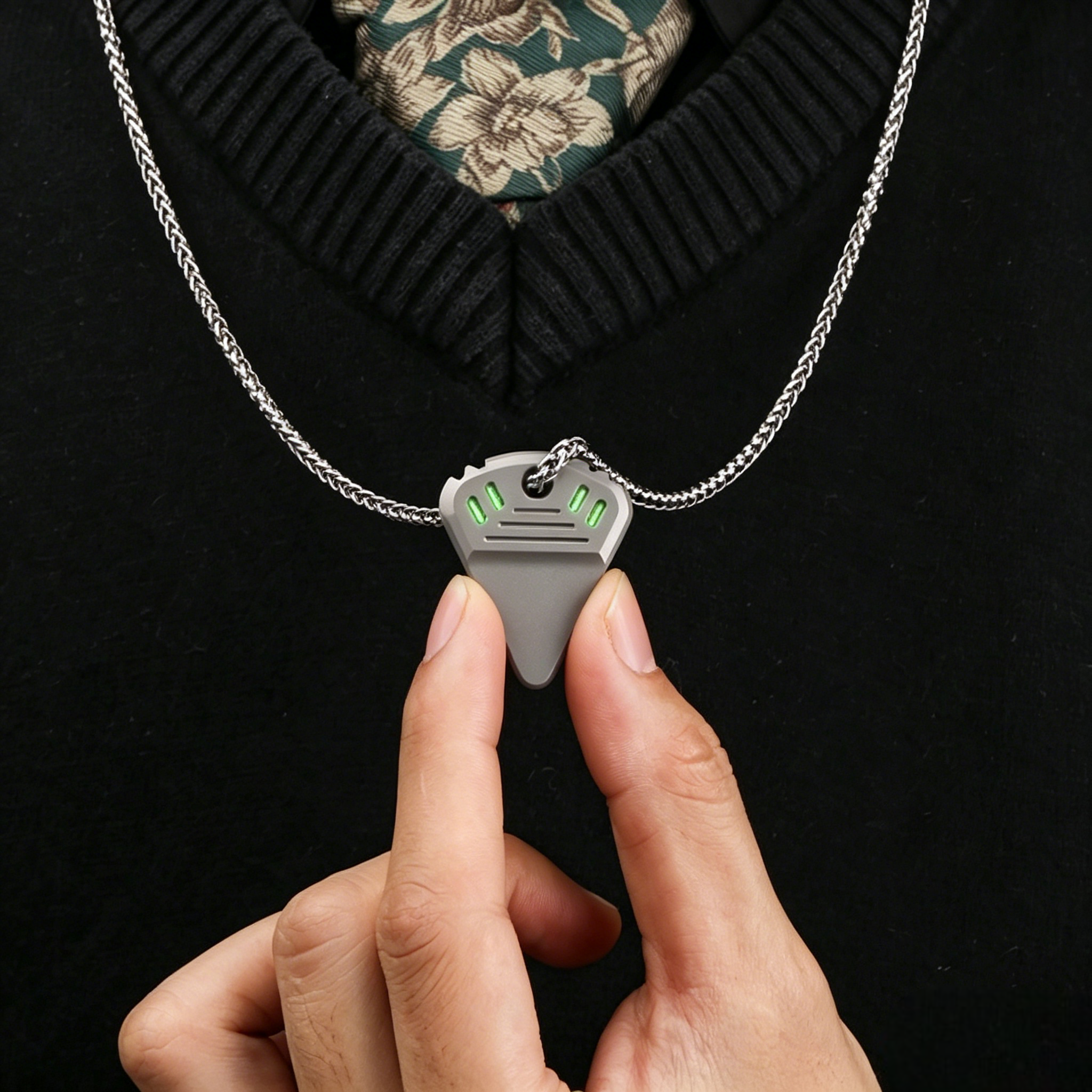 ResoTi | Titanium Guitar Pick with Sweat-Activated Grip