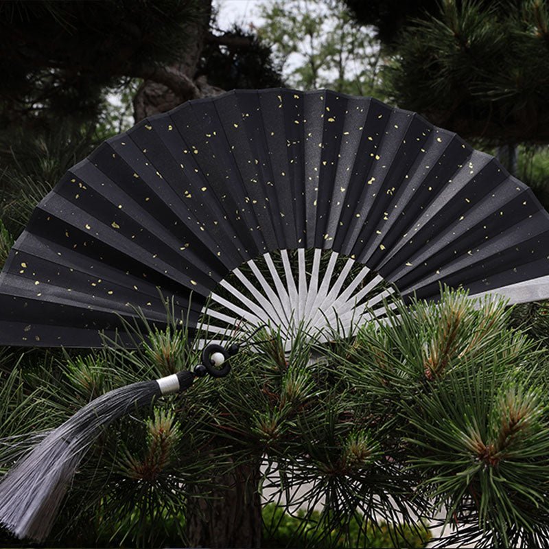 The Galaxy: Titanium EDC Kung Fu Folding Fan/ Emergency Tool