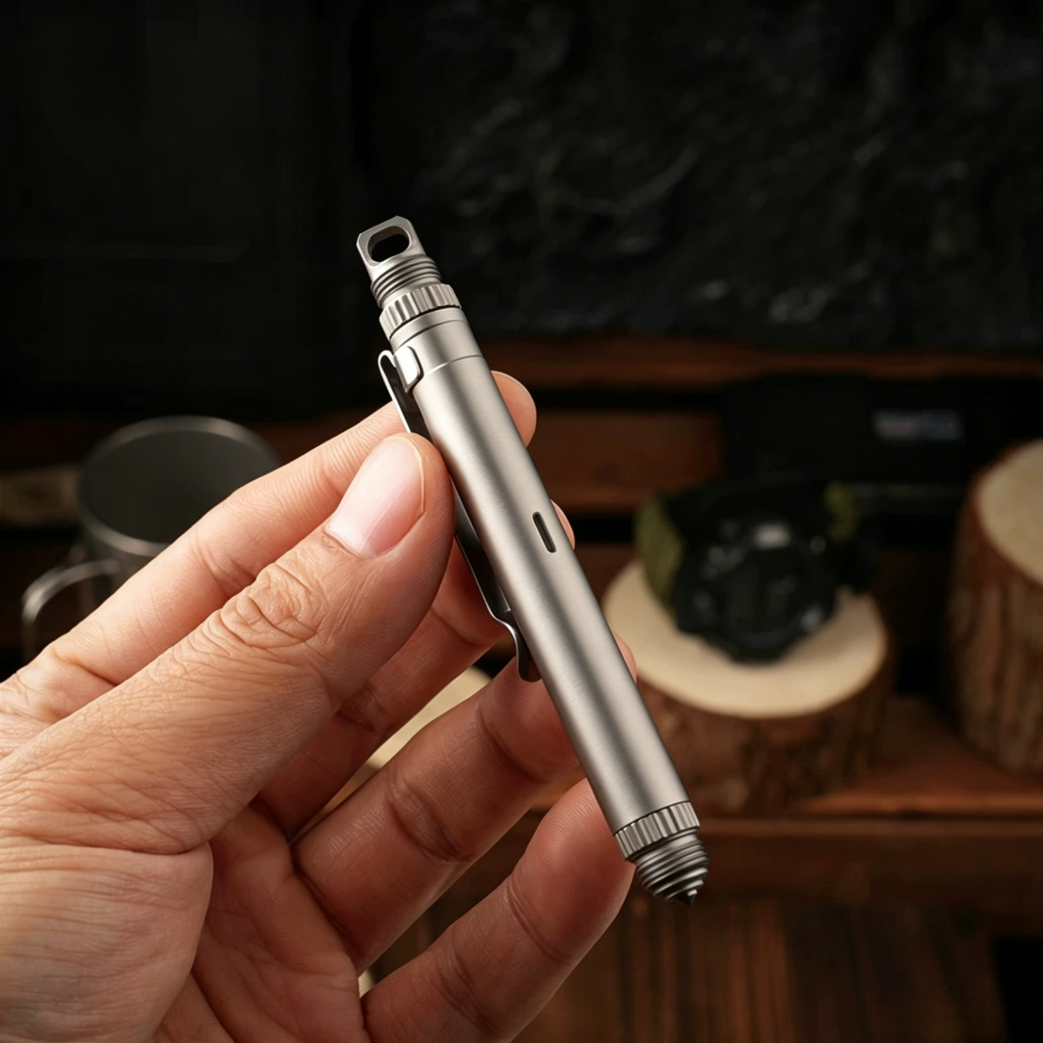 The Mantis Pen|Titanium 4-in-1 Multi-functional EDC Tool Pen