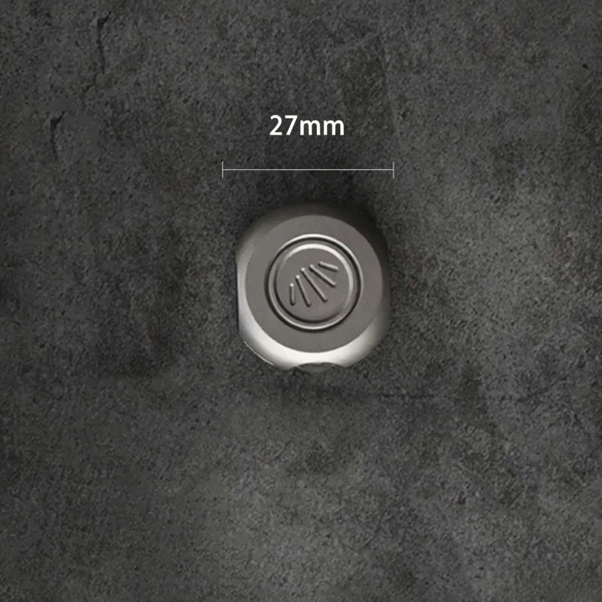 The MiCoin - Titanium Coin-Sized Rechargeable Flashlight