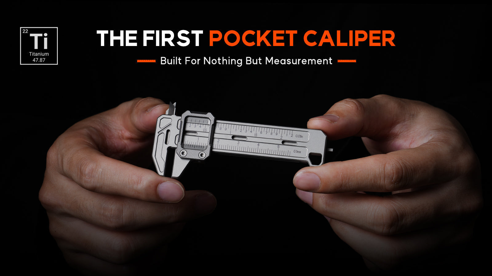 TiCal Pro 2.0: A Titanium Dual-Scale Vernier Caliper for EDC