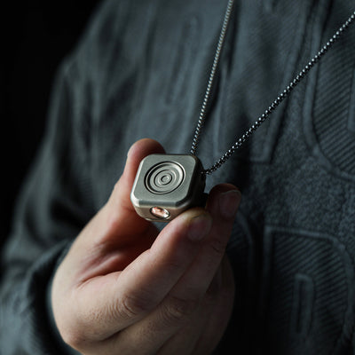 MagCoin - Titanium Magnetic Quick-Release Micro Flashlight