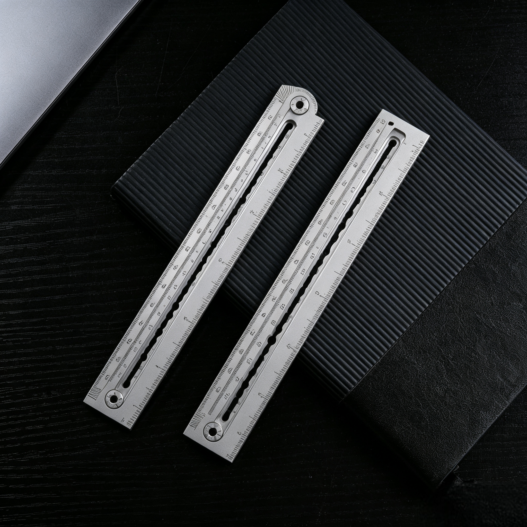 UnioArc: A 7-in-1 Titanium Folding Ruler That Works With You