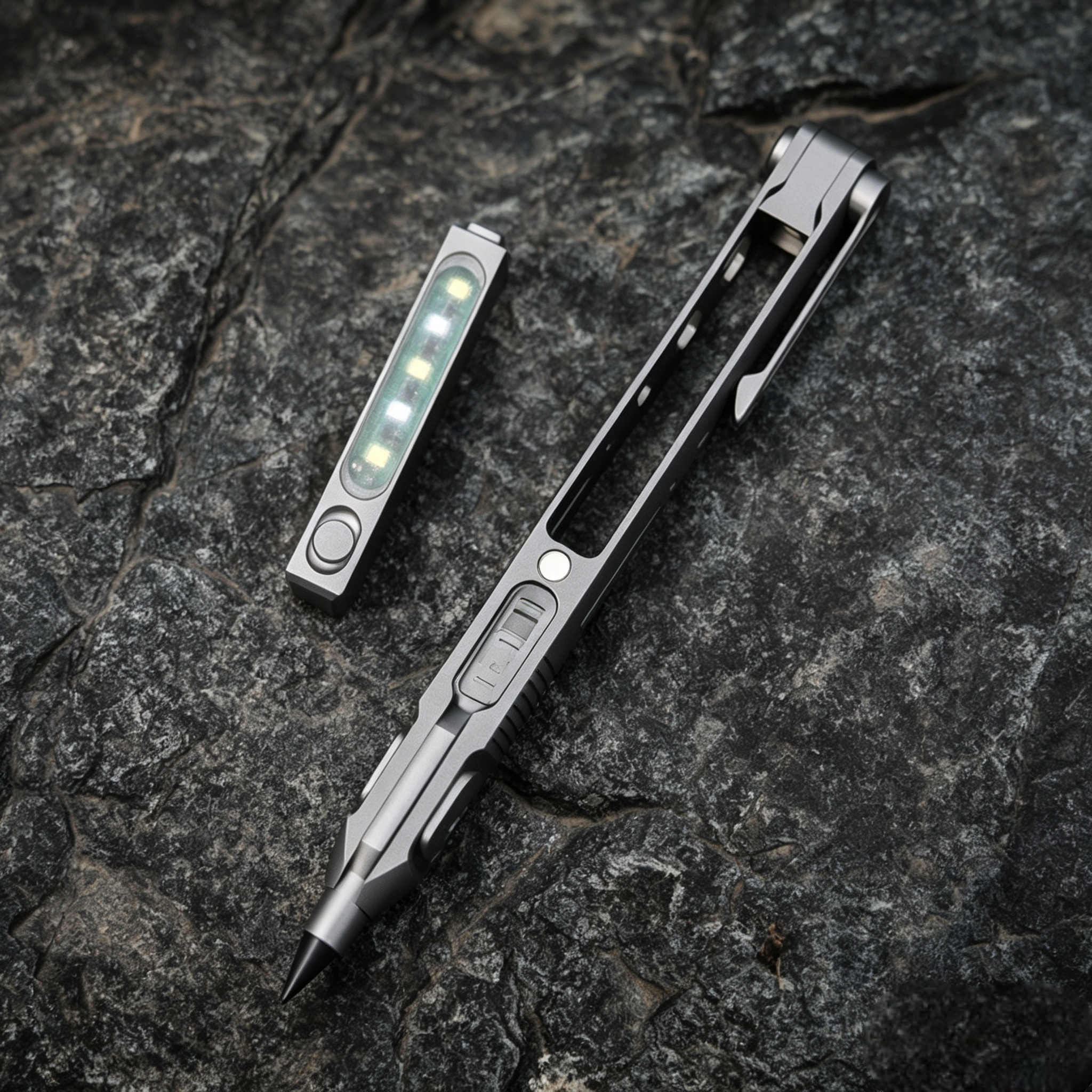 SwitchX - The Transformable Modular Titanium Flashlight Pen