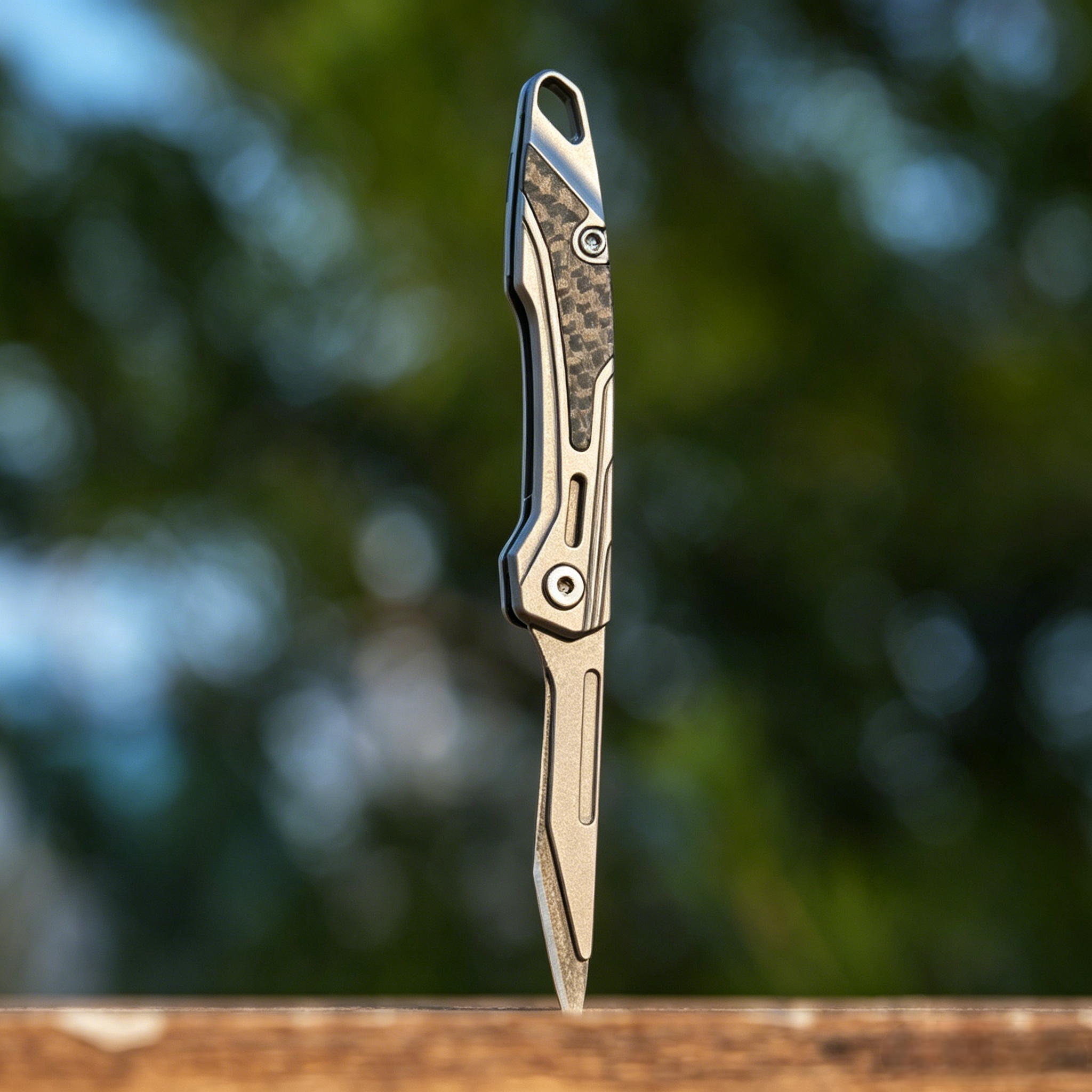 NickBlade: Titanium Micro Folding Knife for EDC Tasks