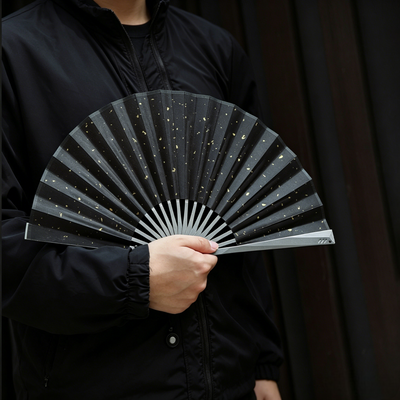 The Galaxy: Titanium EDC Kung Fu Folding Fan/ Emergency Tool