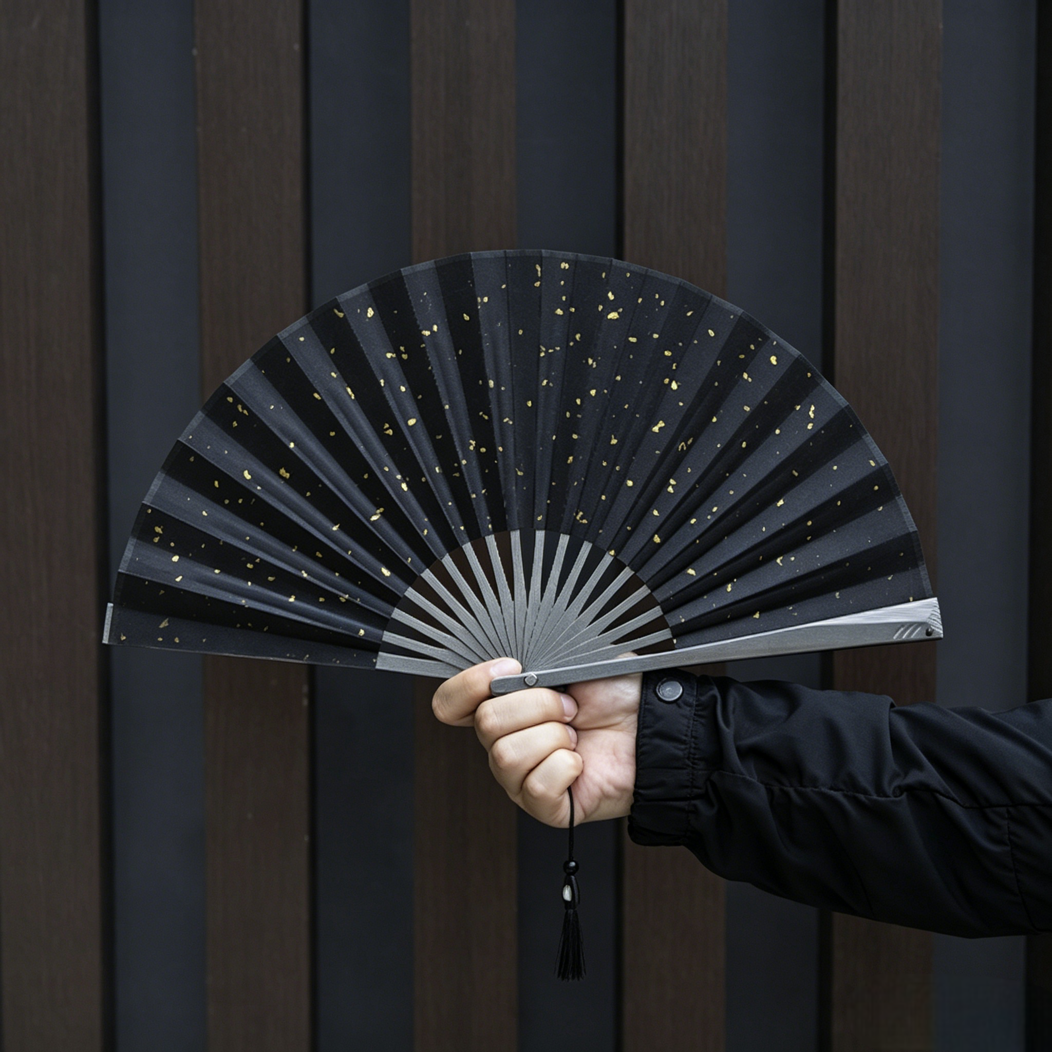 The Galaxy: Titanium EDC Kung Fu Folding Fan/ Emergency Tool