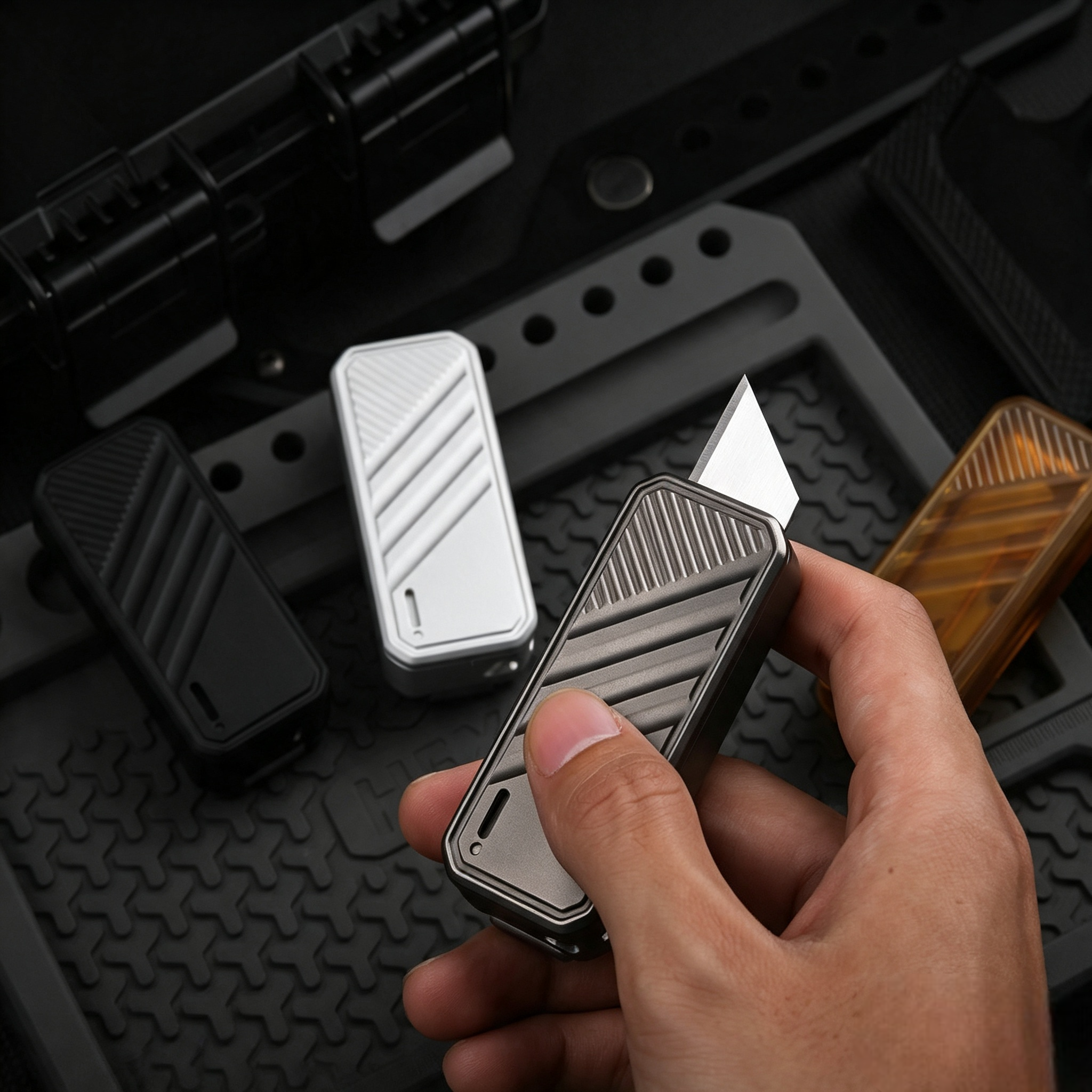 DeckShiv — A Magnetic Fidget Slider Utility Knife