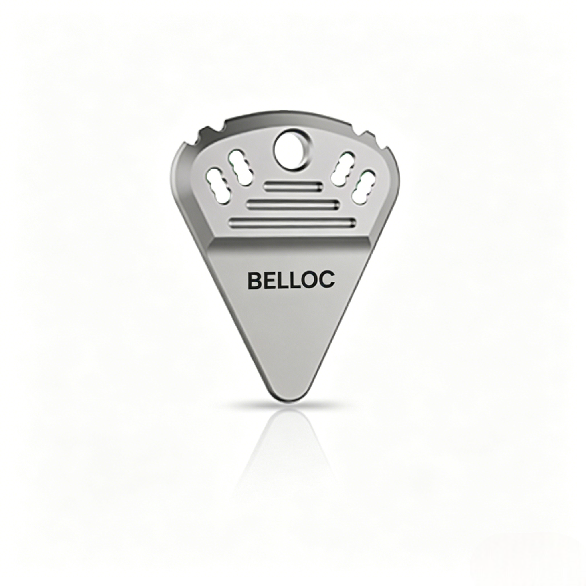 ResoTi | Titanium Guitar Pick with Sweat-Activated Grip