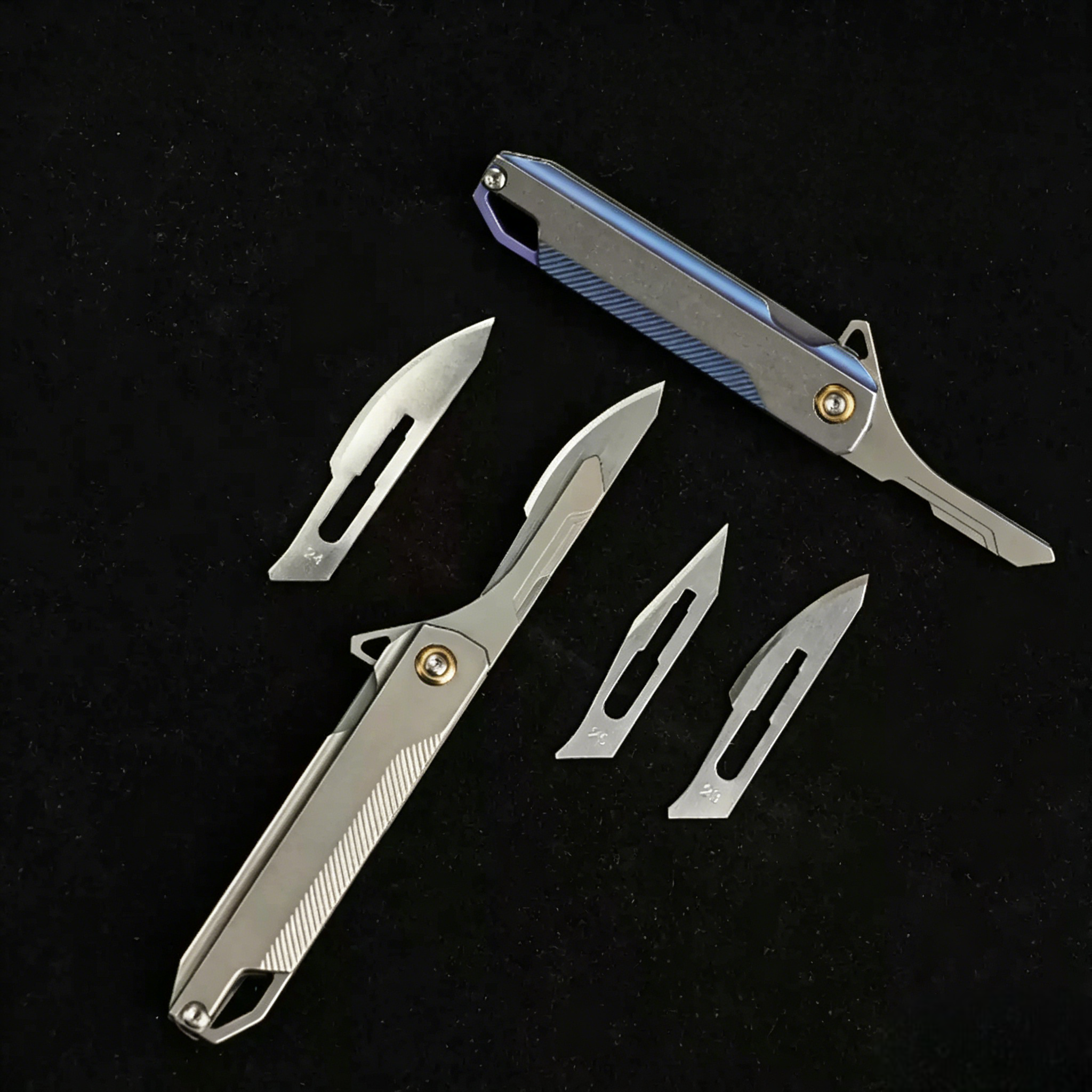 Titanium Mini Flipper Scalpel Folding Pocket Knife