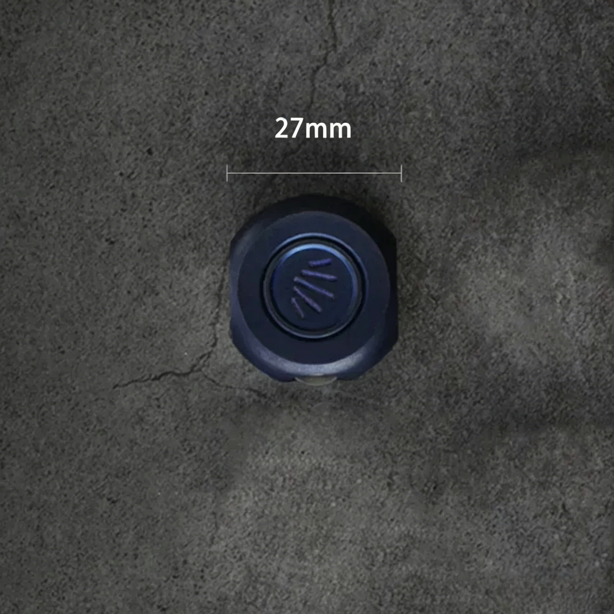 The MiCoin - Titanium Coin-Sized Rechargeable Flashlight