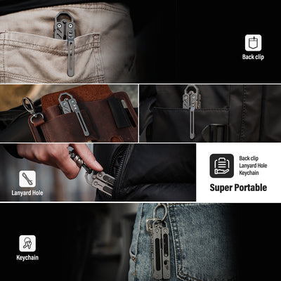 WingSpan: All-In-One Titanium Butterfly Multifunctional Tool