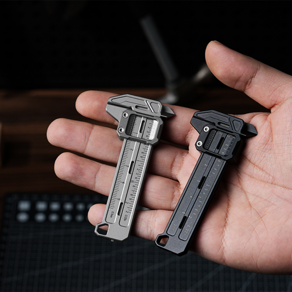TiCal Pro 2.0: A Titanium Dual-Scale Vernier Caliper for EDC