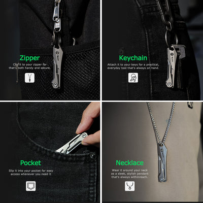 BladeNex: Titanium Micro Folding Scalpel Knife for EDC