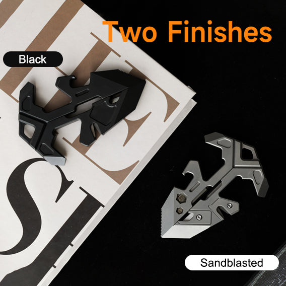 V-Stand - Titanium Multi-Tool Phone Stand for EDC